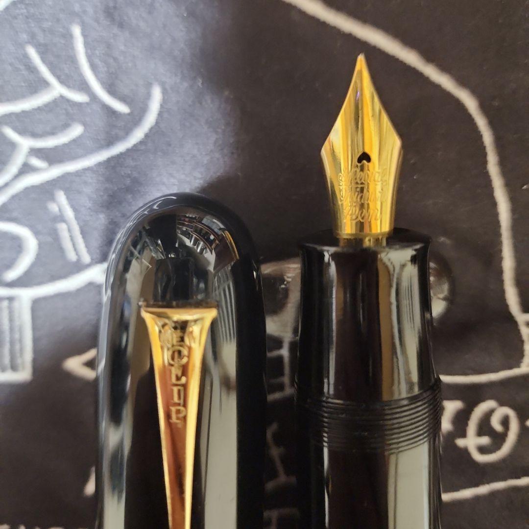 new clip 万年筆 アンティーク 刻印あり