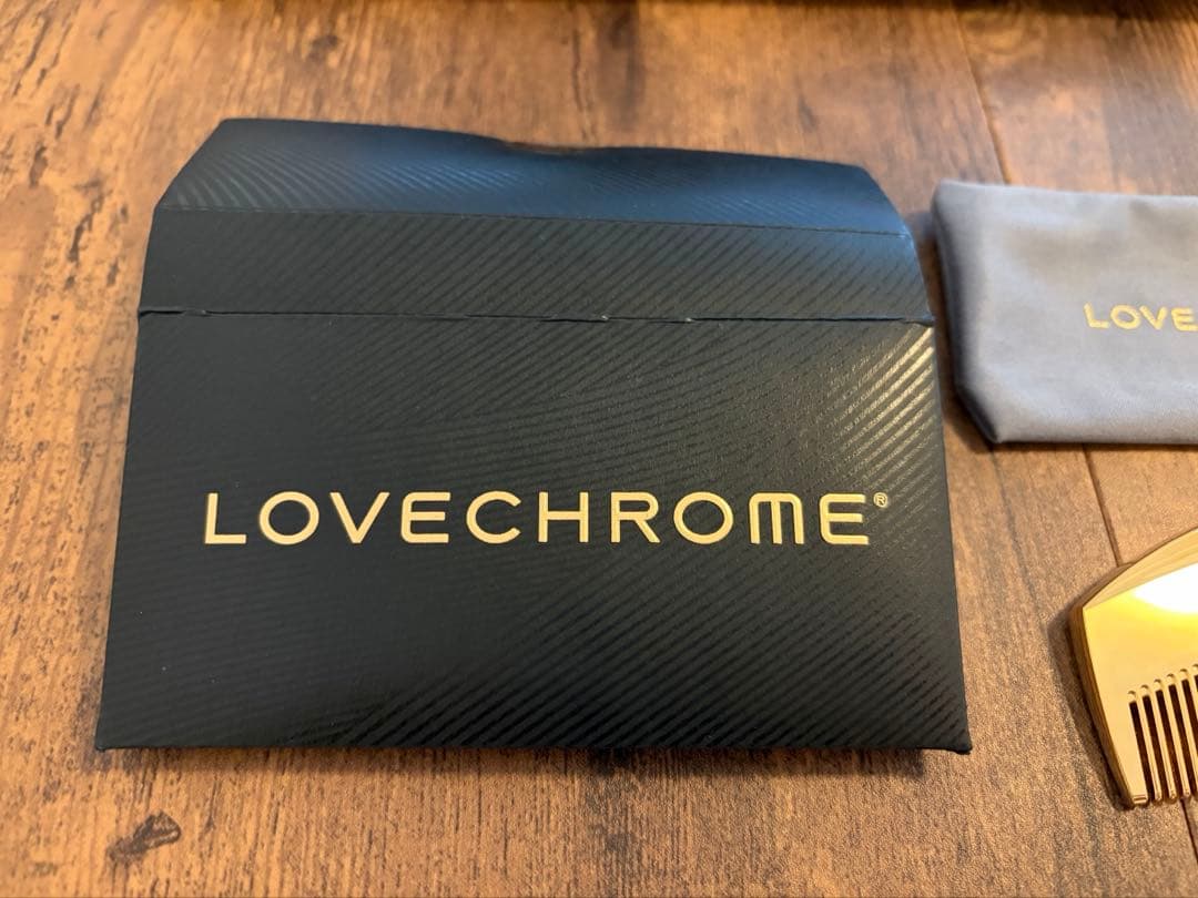 LOVECHROME ゴールド ヘアコーム　K24 ツキ　GOLD ラブクロム