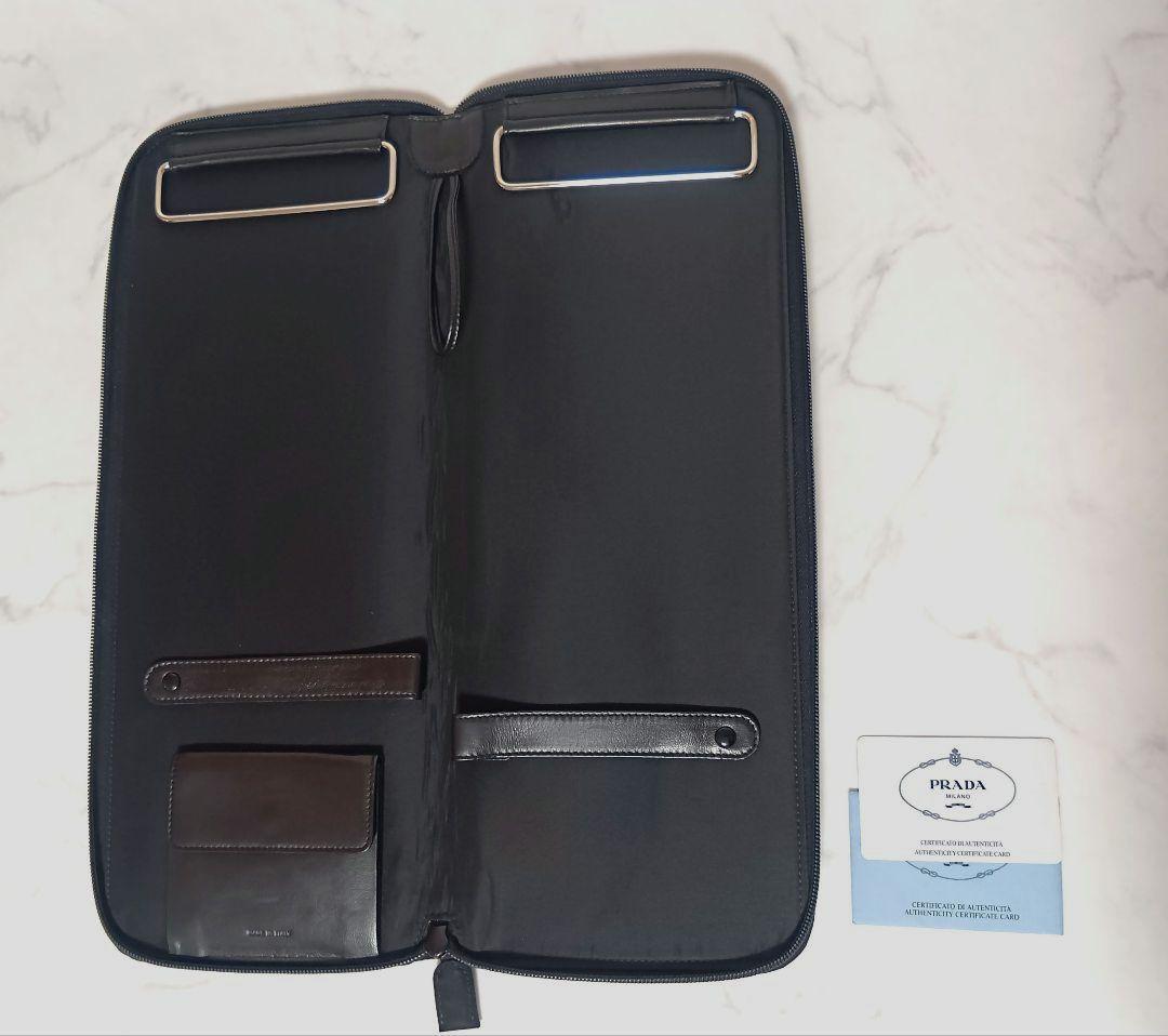 極美品 プラダ 　PRADA　ネクタイケース　ネクタイ収納　キャリングケース