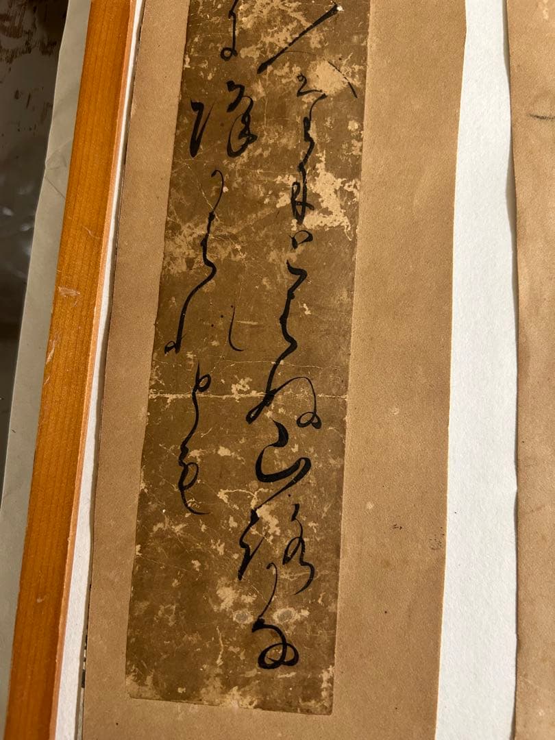 短冊 公家 正親町寛連 日野弘資 冷泉為久 肉筆 短歌 俳句 江戸時代まくり