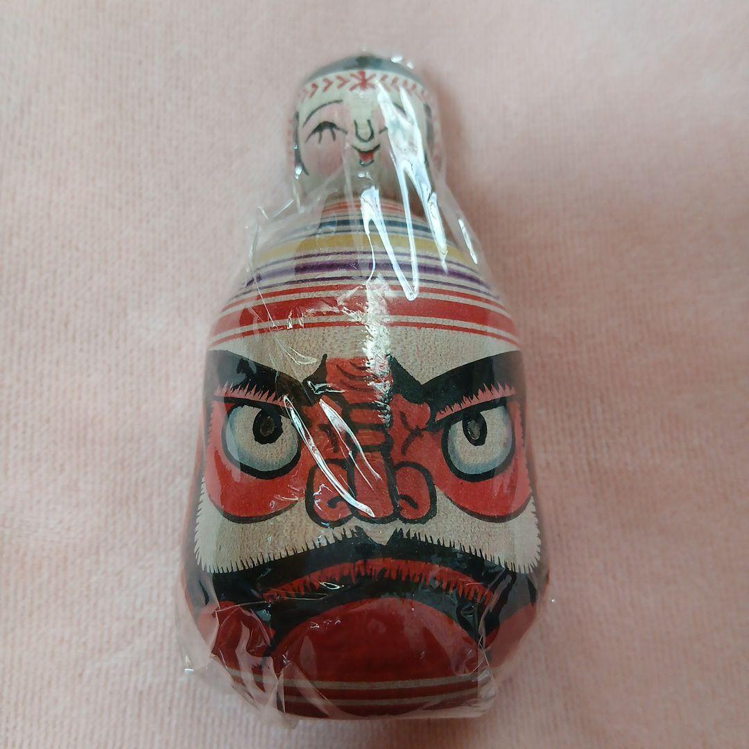 週末限定値下げ　盛美津雄工人　津軽系こけし　えじこ　だるま