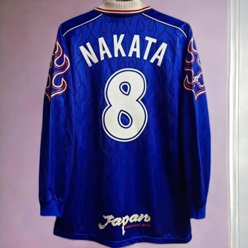 1998 NAKATA 8番 日本代表 長袖 シャツ
