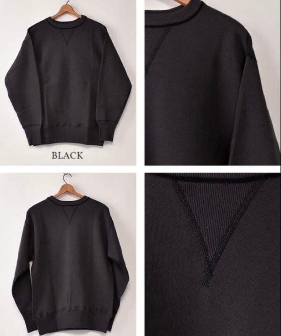 新品 ウエアハウス 401 スウェット BLACK スミクロ 40 M 無地