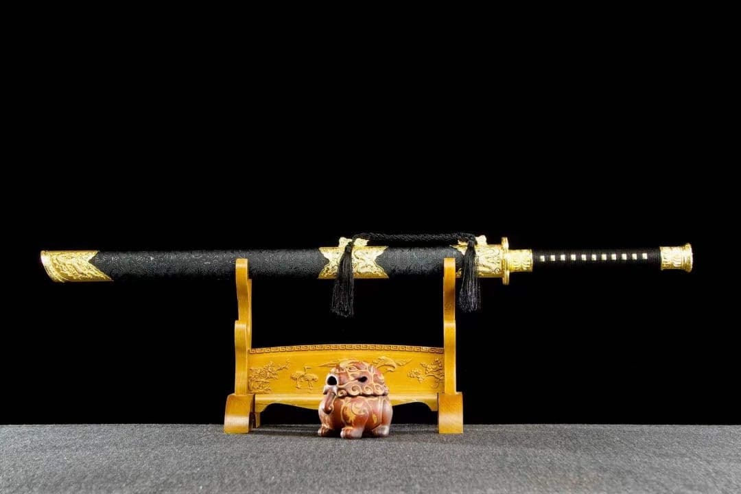 入竜唐横刀-高性能マンガン鋼 古兵器 武具　刀装具　日本刀　模造刀 居合刀