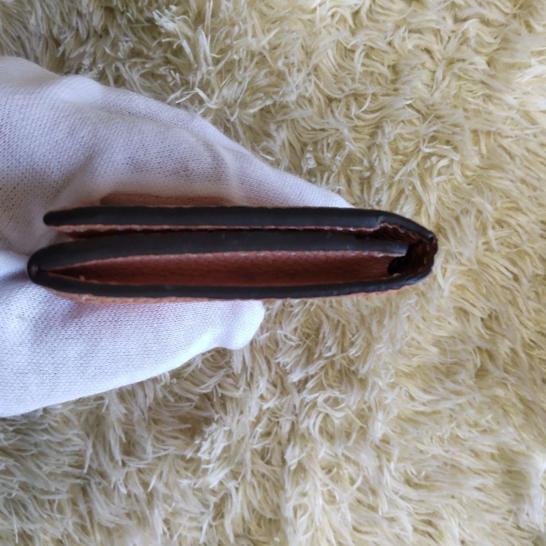 極美品✨ボナベンチュラ　ビジネス　カードケース　シュリンクレザー　シボ革　ピンク