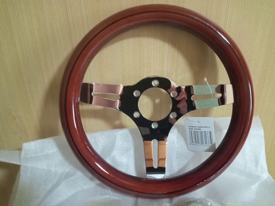 ウッド ステアリング 29Φ 新品　290mm　小径　旧車　他