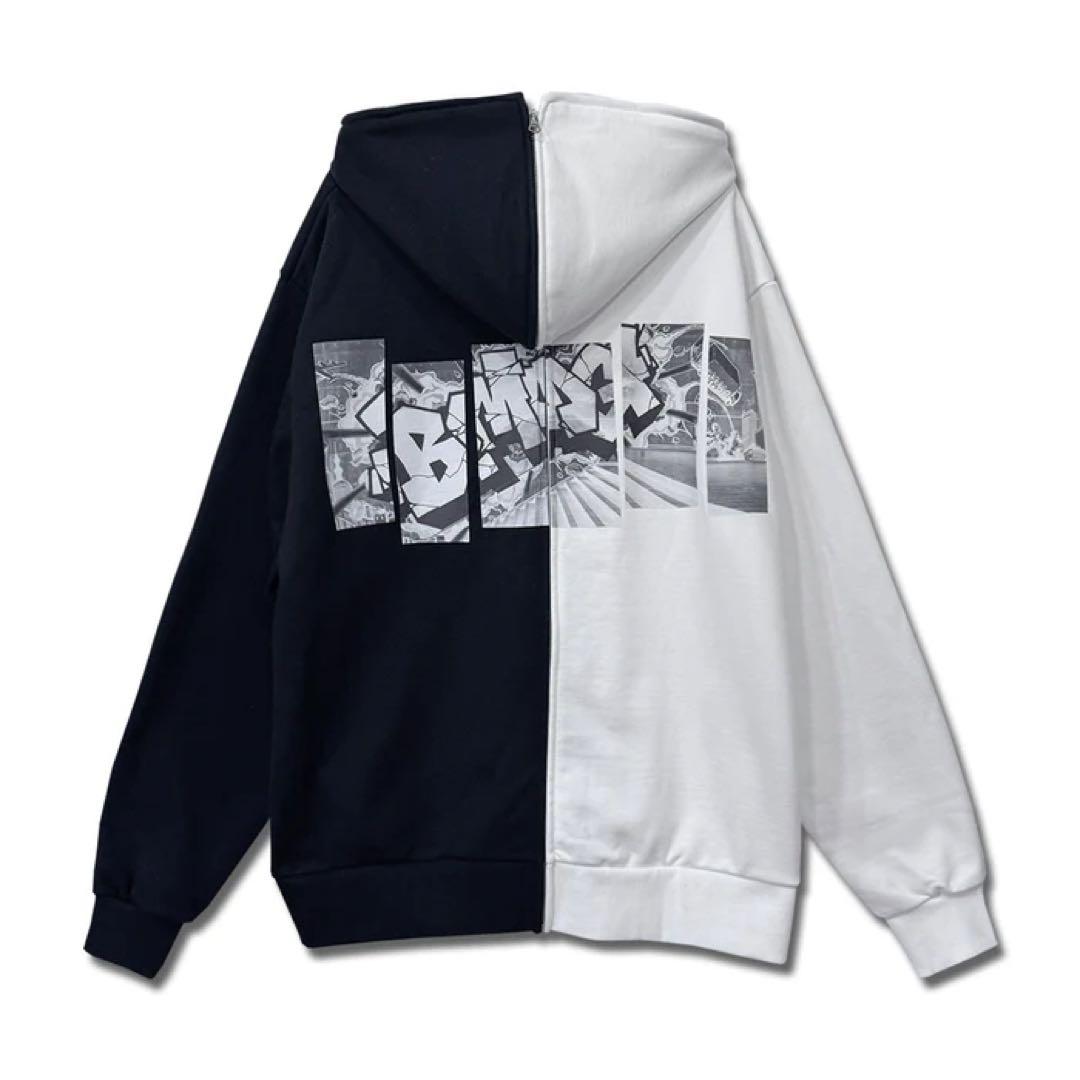 SKY-HI スプリット ジップパーカー WHITE Lサイズ