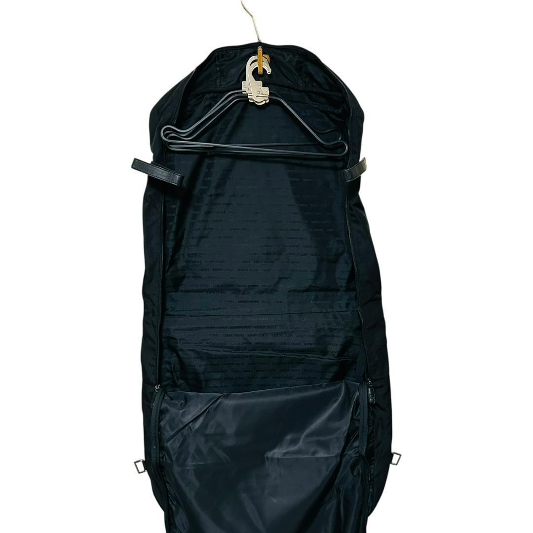 【フルセット】ジョルジオアルマーニ ガーメントバッグ ハンガー3本 ショルダー付