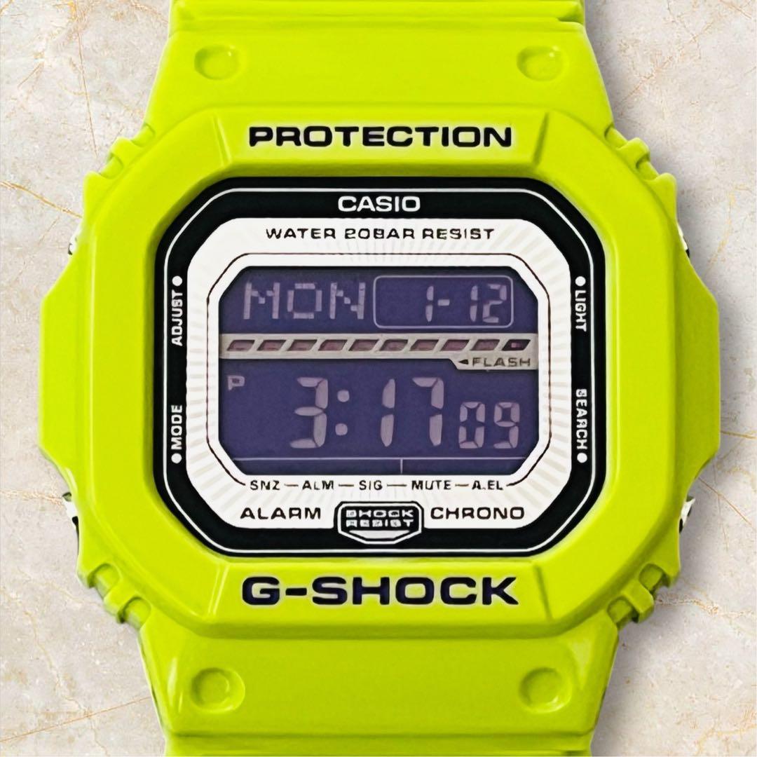 人気✨カシオ G-SHOCK GLS-5600V メンズ 腕時計 ライムグリーン