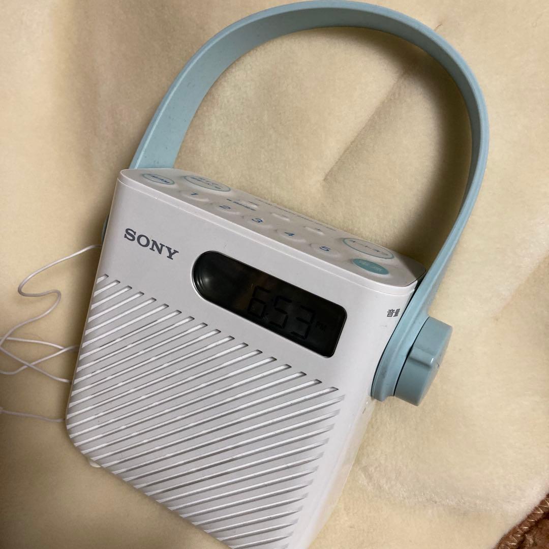 ソニー シャワーラジオFM/AM/ワイドFM対応 ICF-S80 防滴仕様