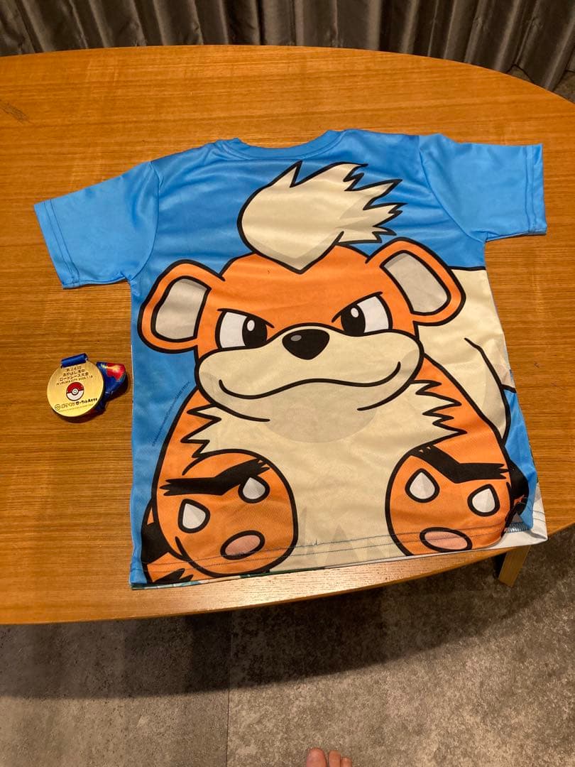 メダル　Tシャツ　あやはし海中ロードレース2026年ガーディ　Mサイズ ポケモン