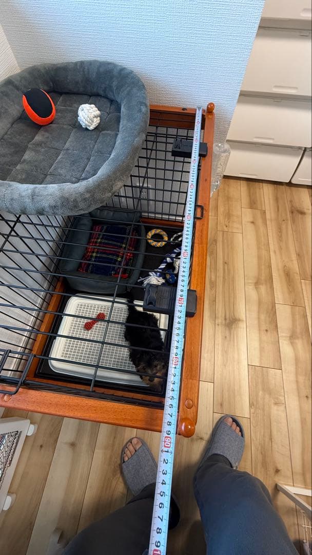 犬用ケージ 小型中型犬用 上部開閉式