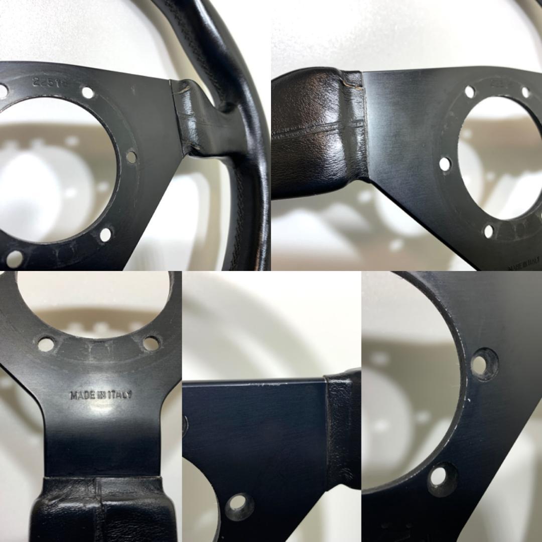 パーソナル グリンタ ステアリング 35Φ ブラック レザー 美品 希少