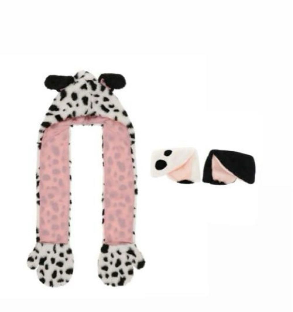 101匹わんちゃん マフラーファンキャップ ＆パッチンピンセット☆