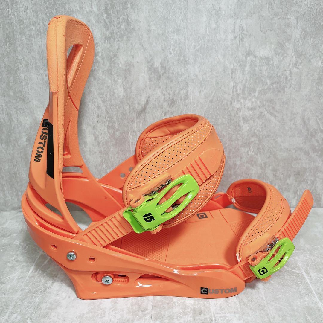 BURTON CUSTOM ビンディング Mサイズ オレンジ