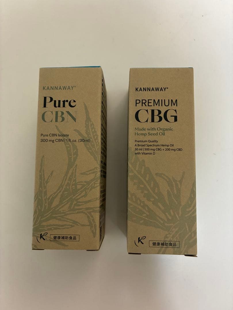 kannaway CBN & CBG オイル セット