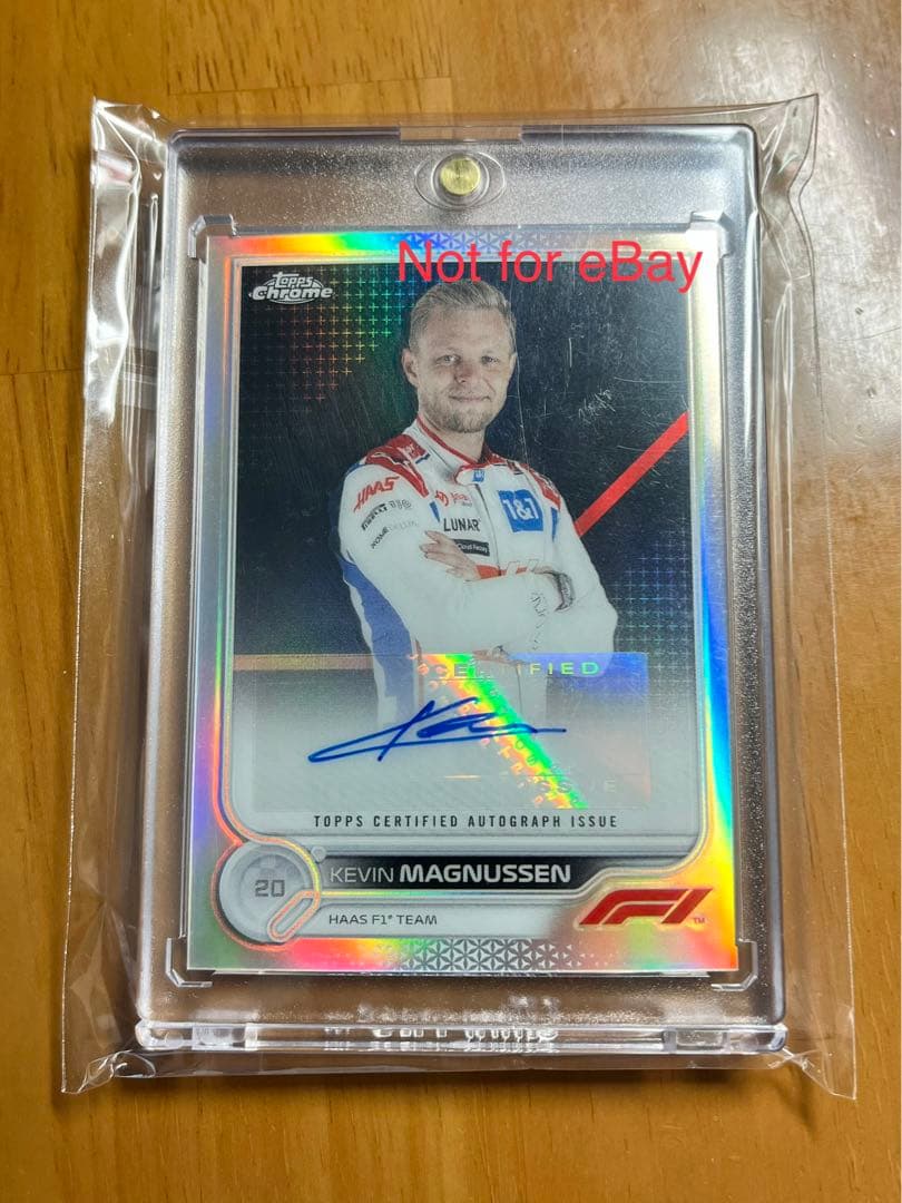 F1カード Kevin Magnussen シールサインカード