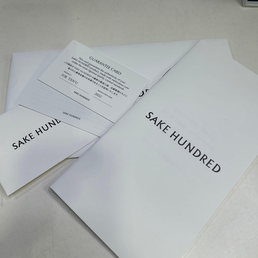 5951 【未開栓】SAKE HUNDRED 天雨 TEN'U 720mL