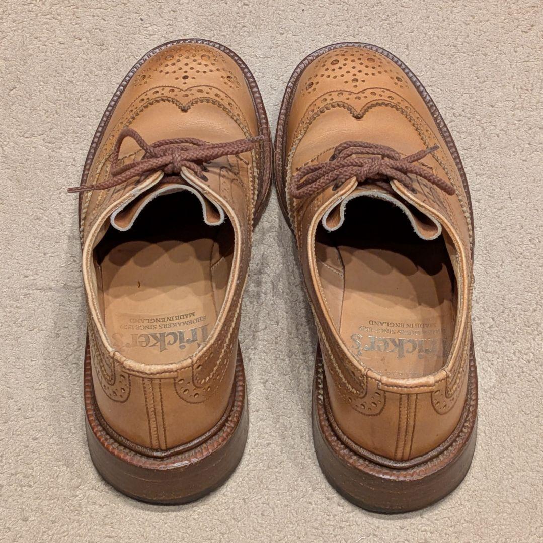 トリッカーズ バートン 4.5 ブラウン ウイングチップ