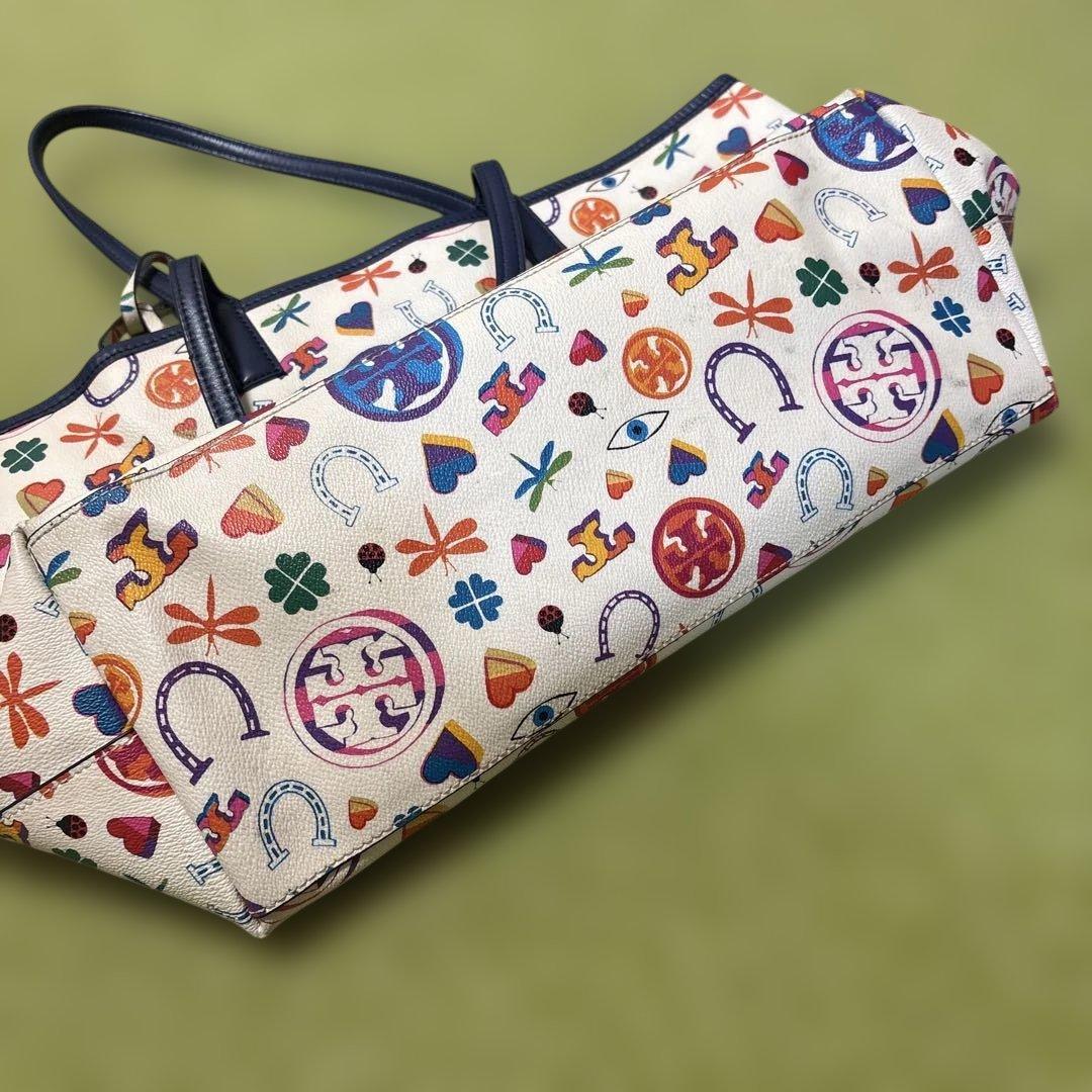 【美品】Tory Burch プリントトートバッグ