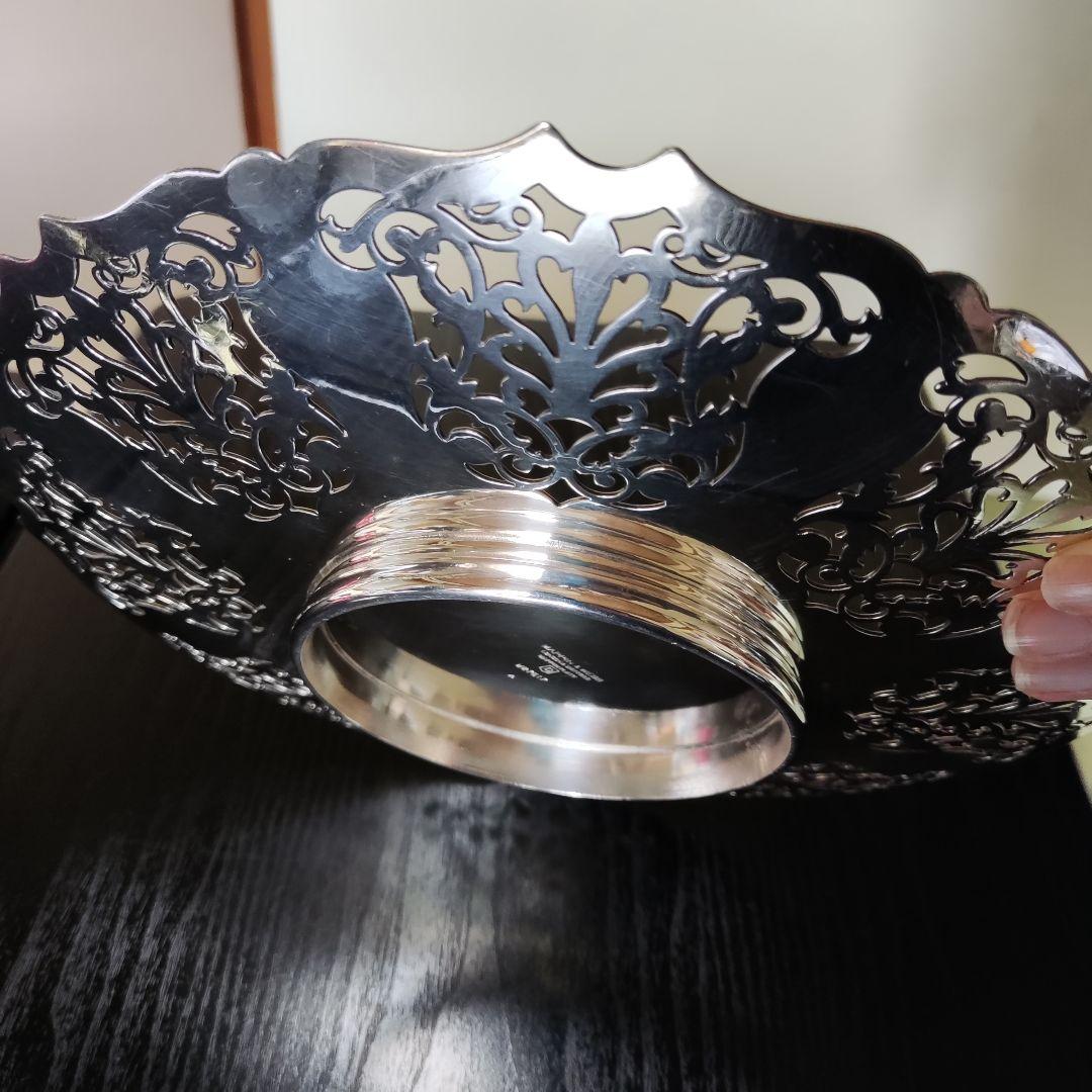 マッピン&ウェッブ　コンポート ケーキスタンド　高品質銀　マッピンプレート