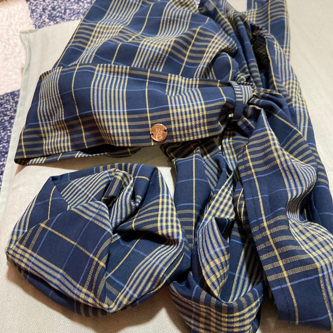 ウィッグ・エクステ SCARF HAT (M) Checked-Navy SCH007 BAREN