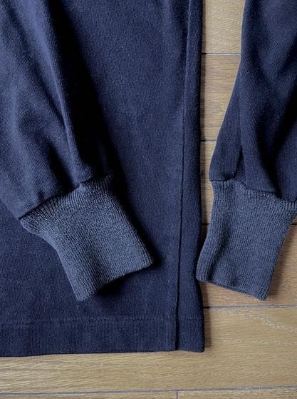 90s Canterburyカンタベリー 黒 L 無地 ブランク ラグビーシャツ