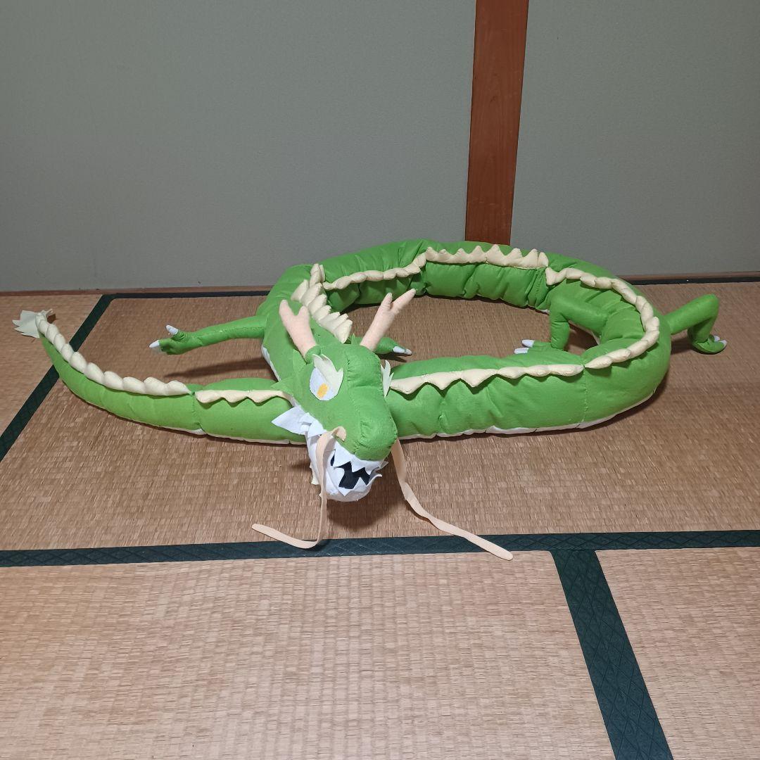 僕のオリジナル自作ぬいぐるみ 今回のテーマは 緑色のドラゴン 東洋龍