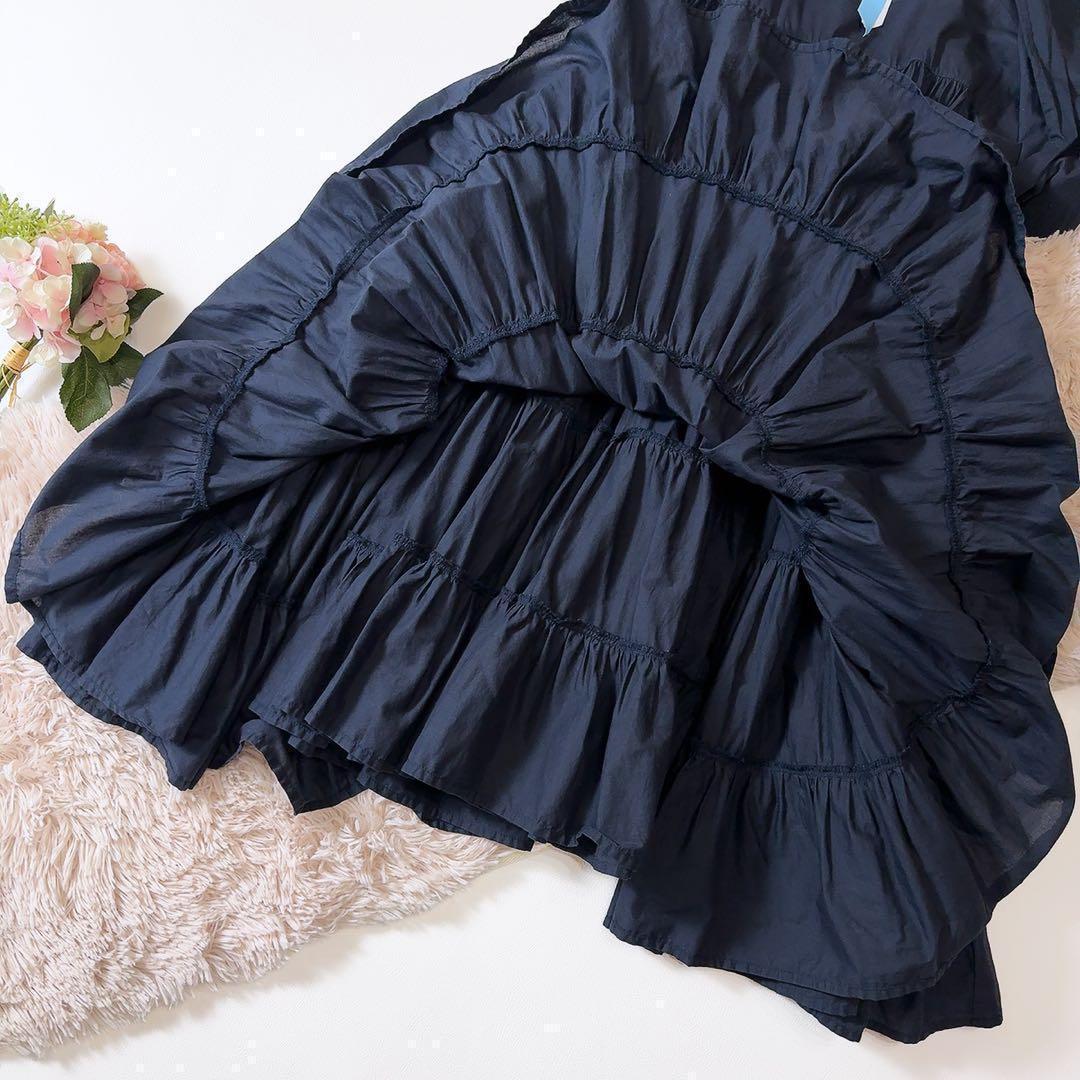 極美品ꕥマーレット トゥモローランド別注 ソリマン ティアードドレス Aライン