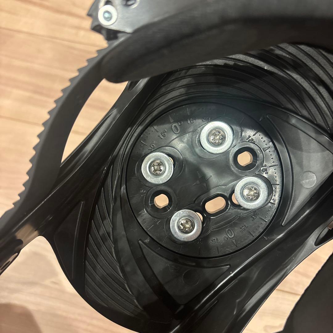 ブラック スノーボード ビンディング