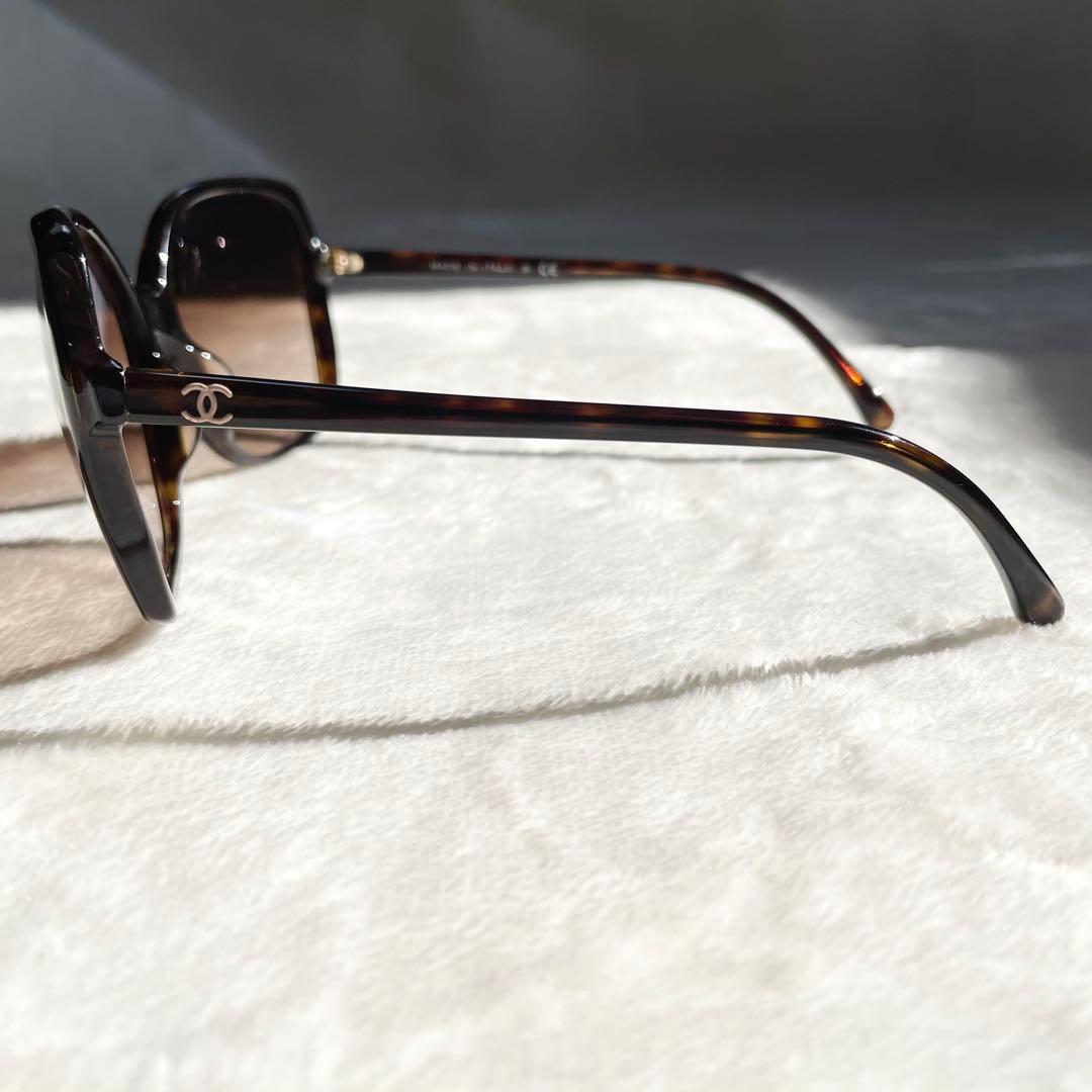CHANEL ココマーク 5204-A ケース付き サングラス べっ甲柄