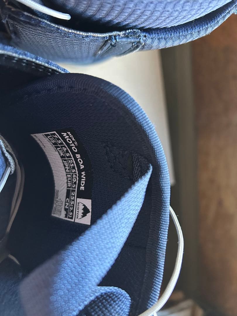 Burton Moto Wide BOA スノーボードブーツ BLUE 25.5