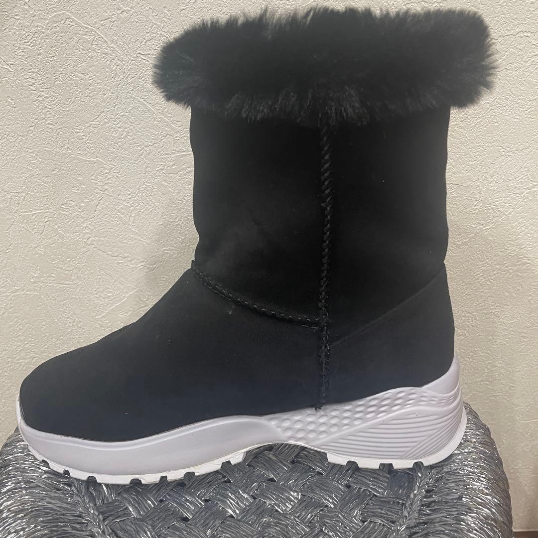 &LOVE 厚底 ビジュー もこもこ スニーカーブーツ　ゴージャス　L