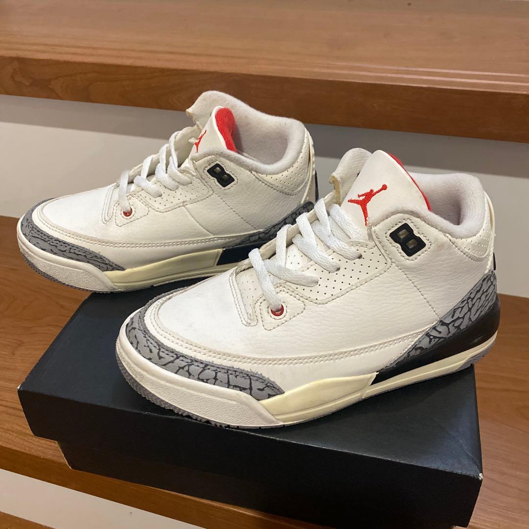 ジョーダスニーカー　19cm 白黒二足
