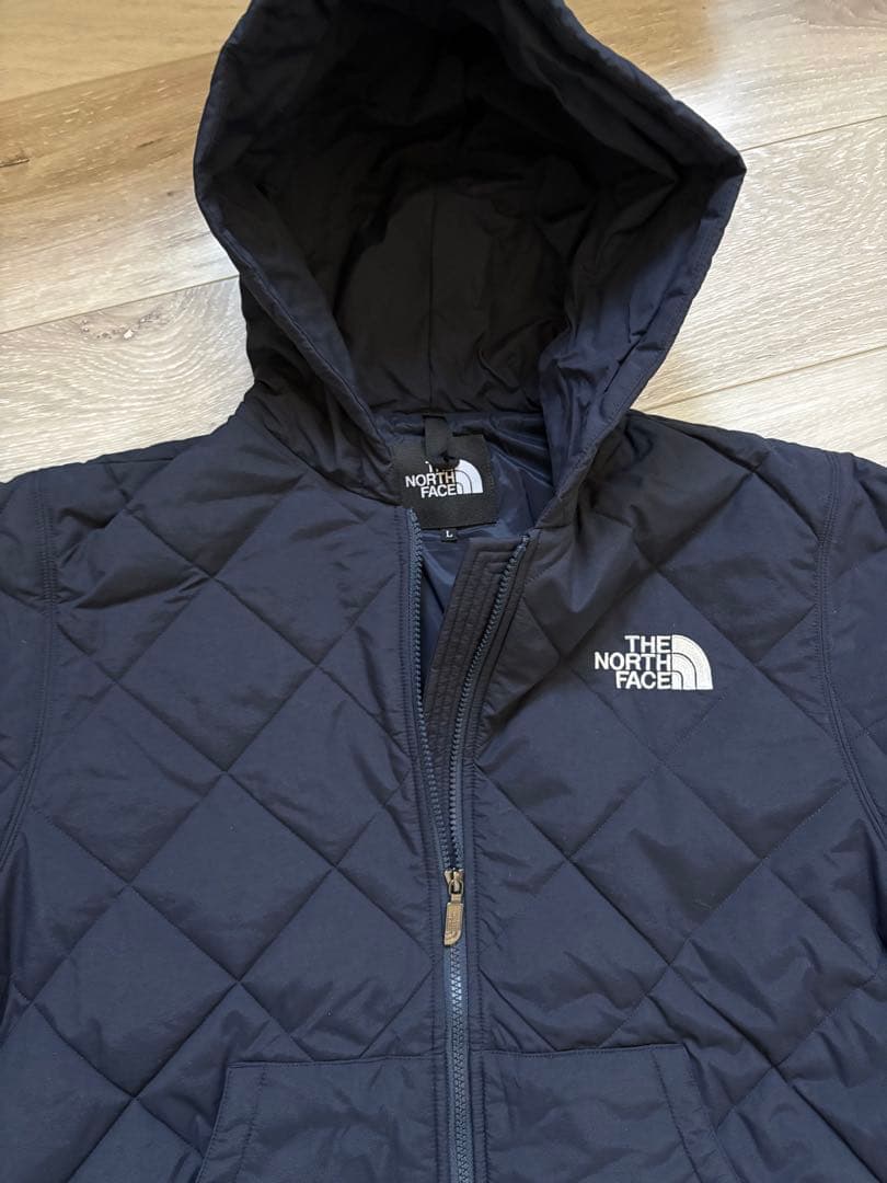 THE NORTH FACE ネイビー フード付き　ヤッキンジャケット