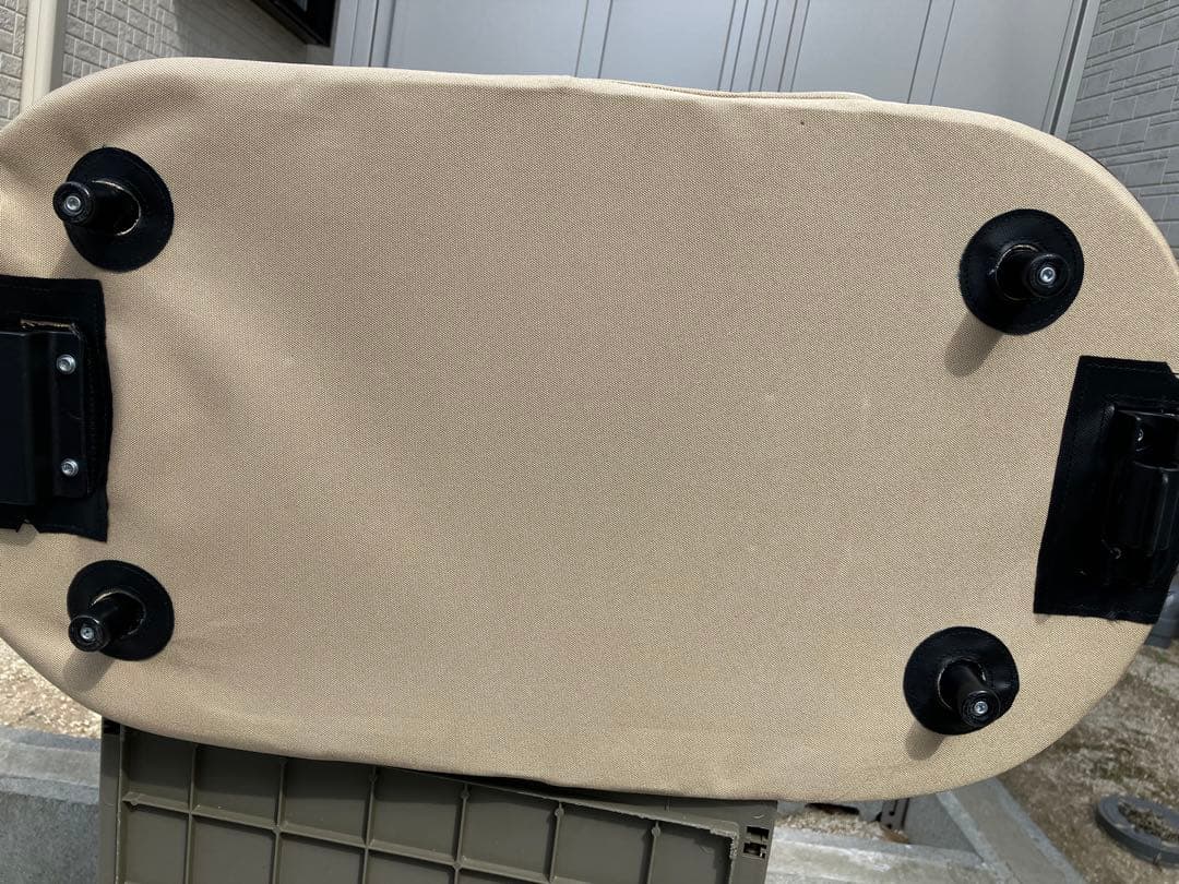 ペットカート ベージュ折りたたみ式