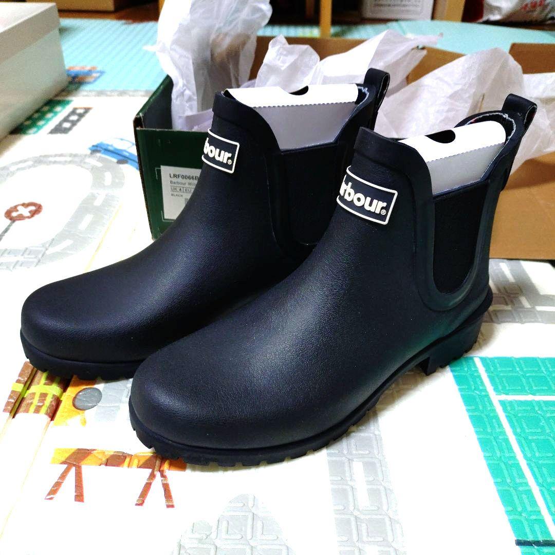 BARBOUR/バブアー wilton: ブーツ　23.0cm　レインブーツ