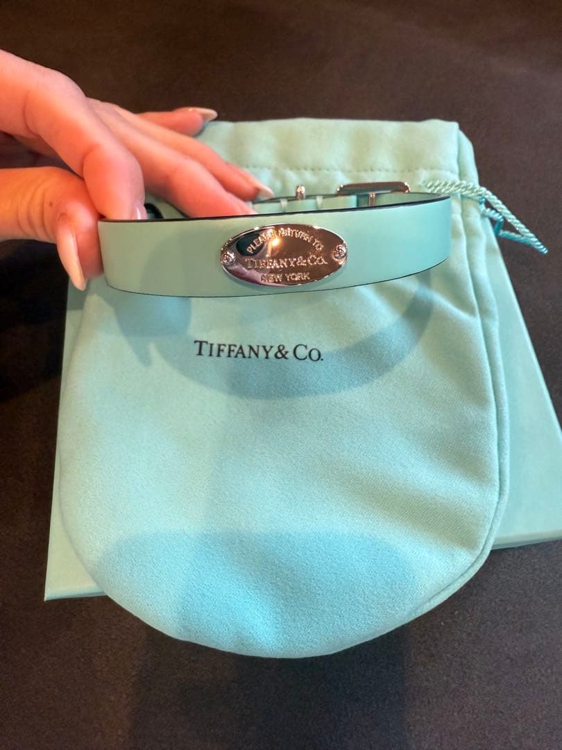 ティファニー　ペット首輪　Sサイズ