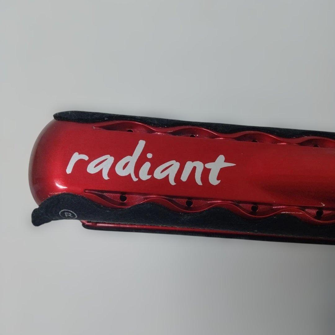 【中4】radiant ストレートヘアアイロン レッド