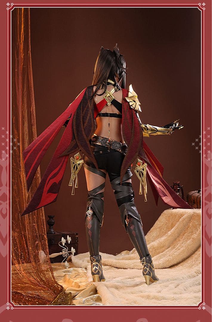 【即日発送可能】三分妄想　原神　ディシア　コスプレ　衣装セット　Mサイズ