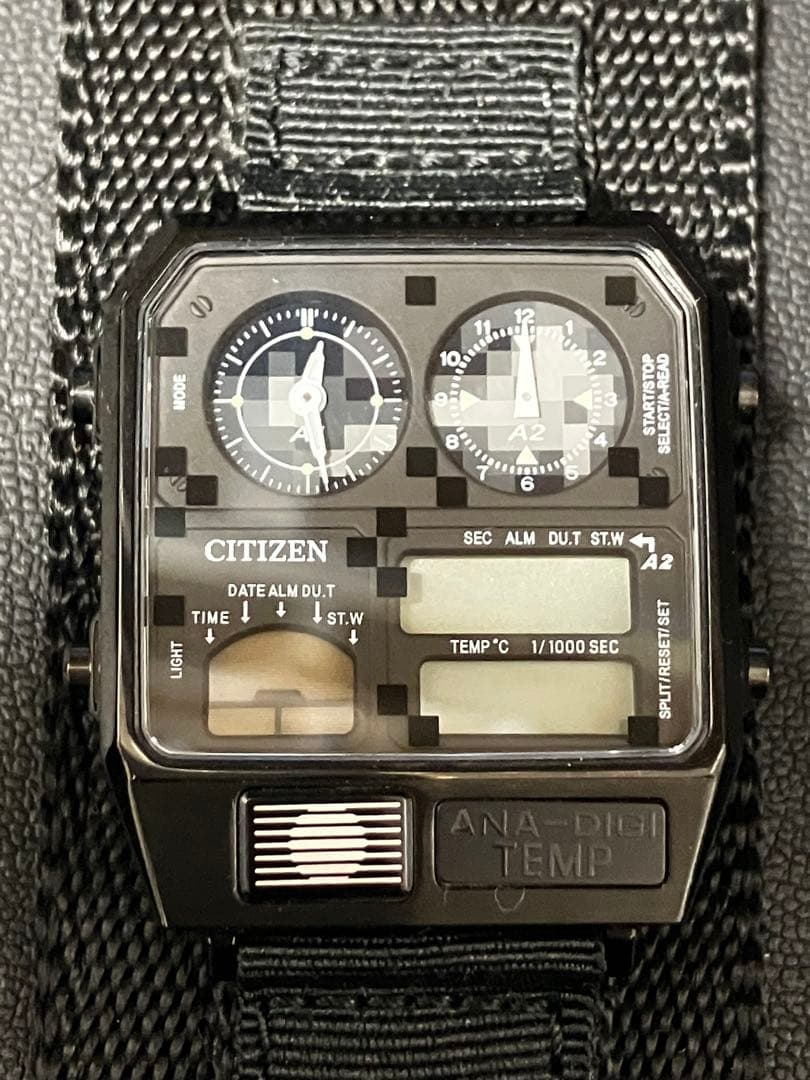 シチズン レコードレーベル CHARI&CO アナデジテンプ 600本限定