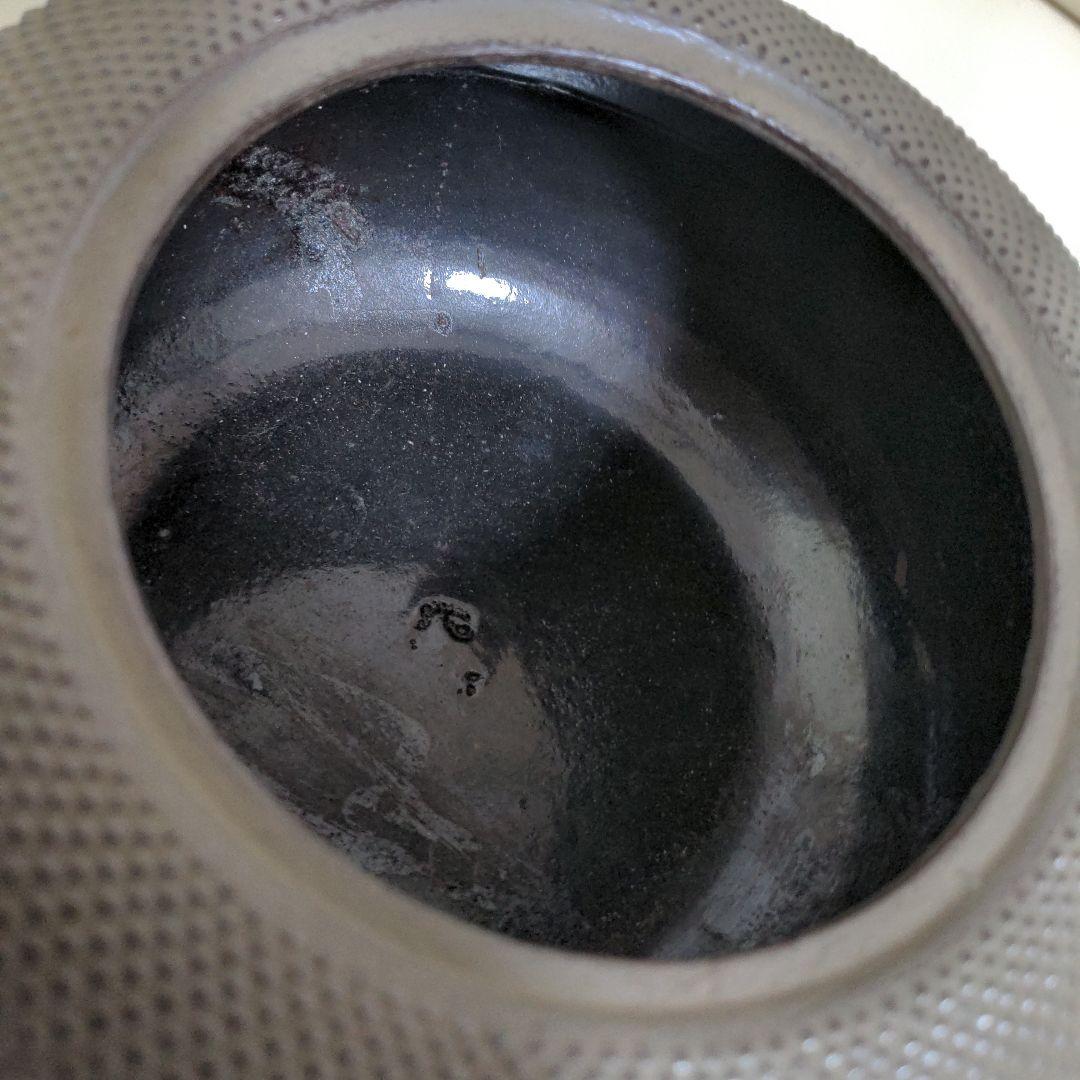 南部鉄器　鉄瓶　姥口霰　1.8L　箱付き