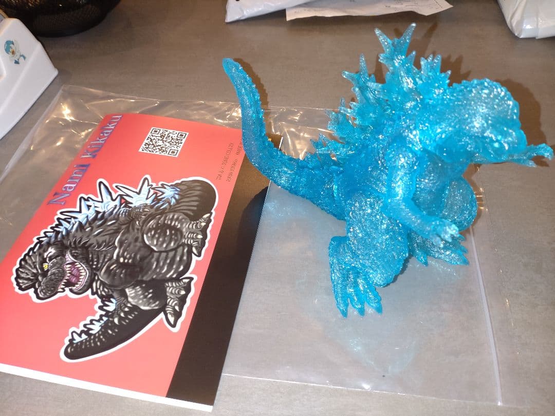 ワンフェス　ゴジラ2023 クリアブルー　ソフビ　マーミット