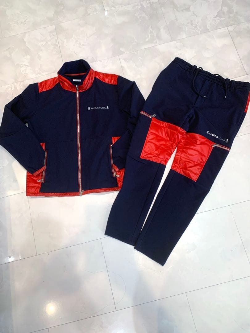 正規品良品　マークアンドロナ　MARK＆LONA セットアップ　ブルゾン　パンツ