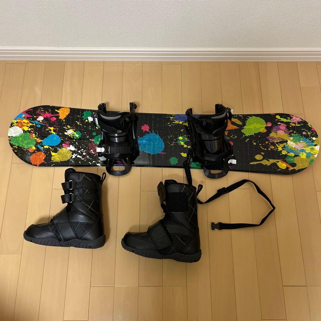 【新品・未使用】スノーボード3点セット　21cm〜22cm