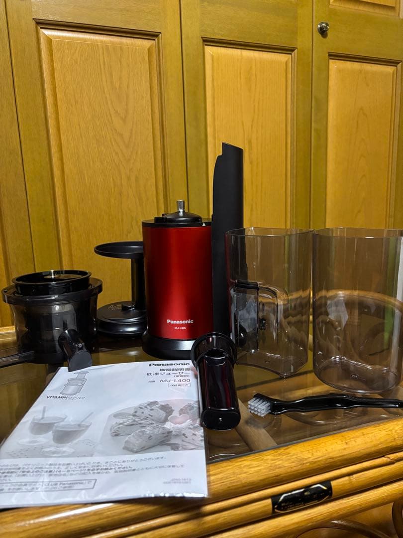Panasonic スロージューサー MJ-L400 レッド　新品未使用
