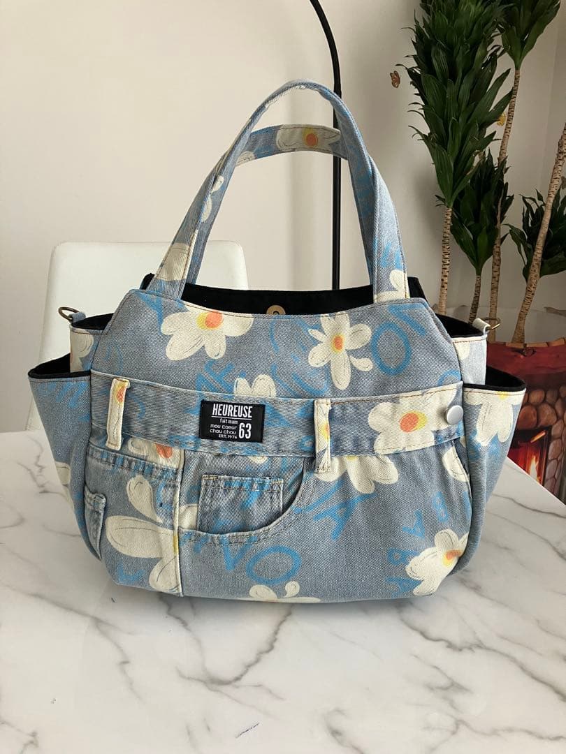 774 ローザ　大きめデニムリメイクバック