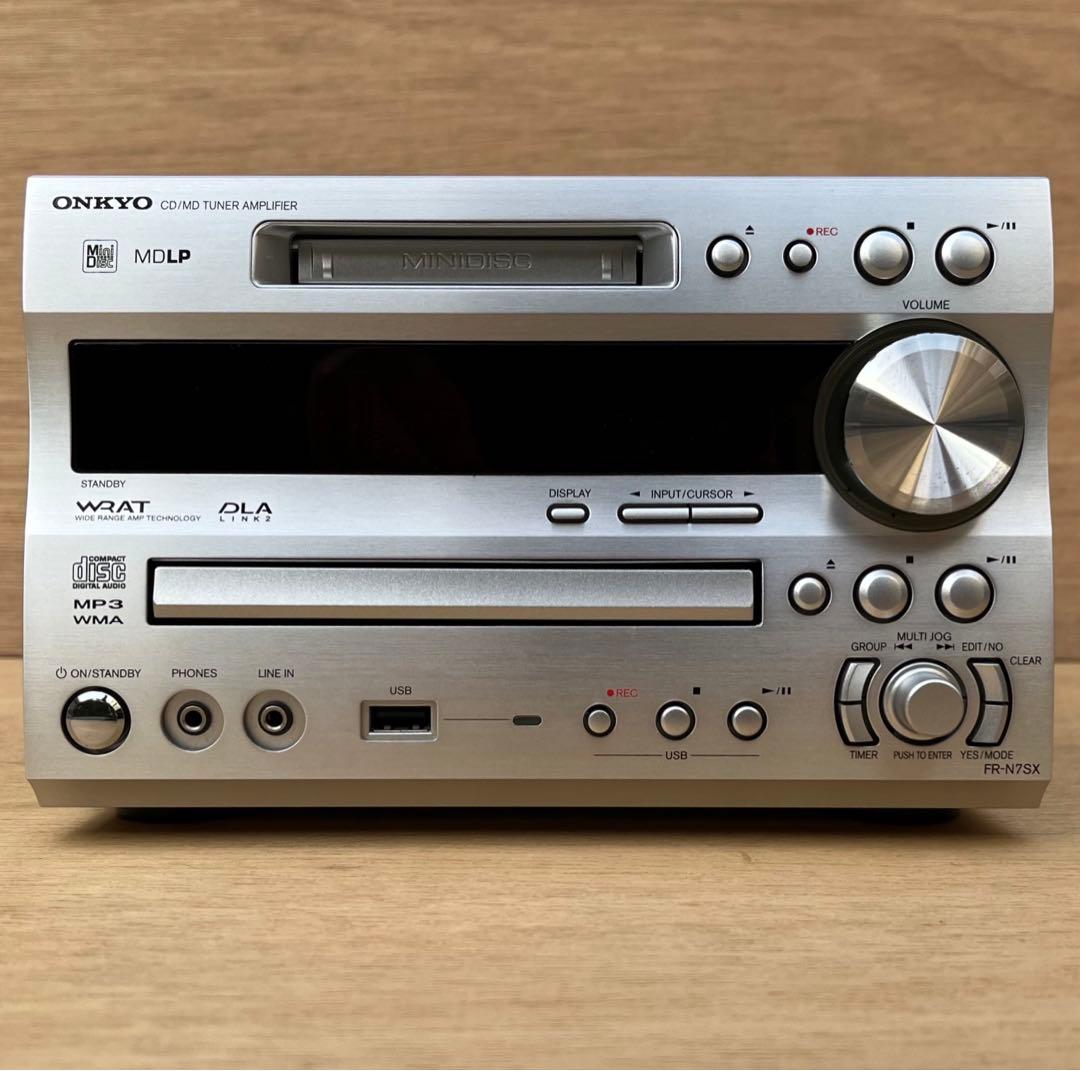 ONKYO CD/MD/USBレシーバー チューナーアンプ FR-N7SX