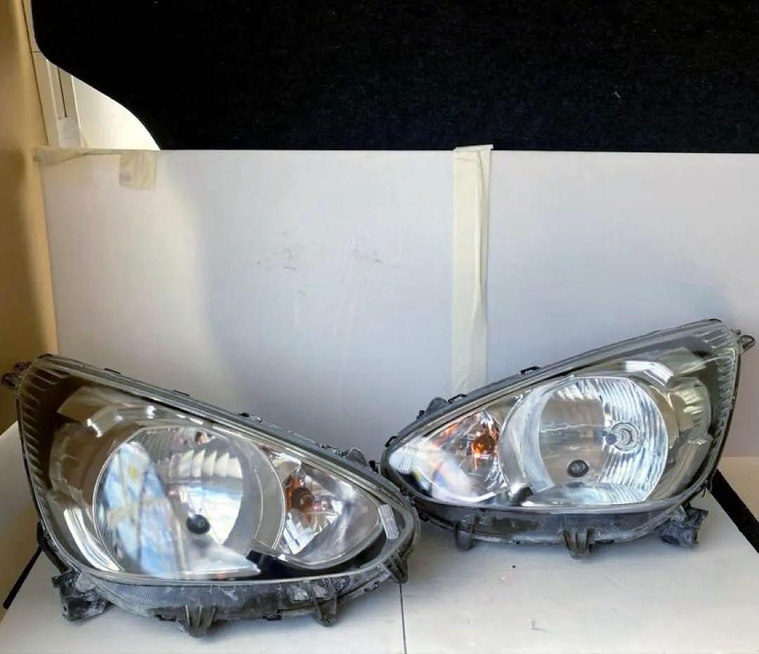 三菱 ミラージュ 純正 ヘッドライト 左右セット ハロゲン