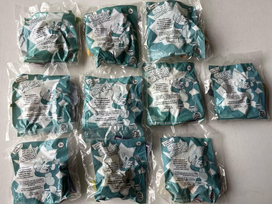 バーガーキング　米国キッズセット　2002年　 ザ・シンプソンズ　全10個セット